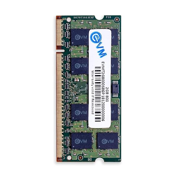 EVM 2GB DDR2 Laptop RAM Long 800MHz DIMM Memory