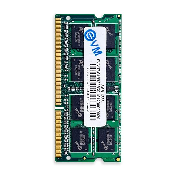 EVM 8GB DDR3 Laptop RAM 1333MHz DIMM Memory