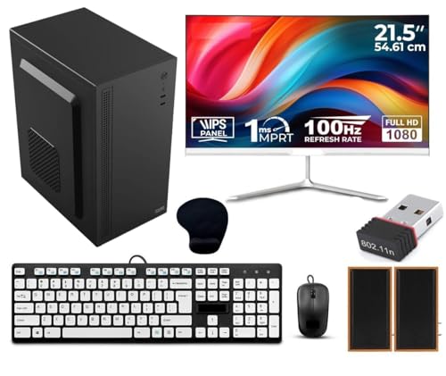 Desktop Computer Set With I7 3770 | 21.5-Inch Fhd 10