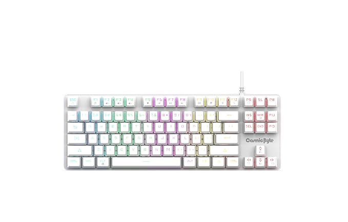 Cosmic Byte CB-GK-37 Firefly Per-Key RGB TKL Wired Mechanical Keyboard