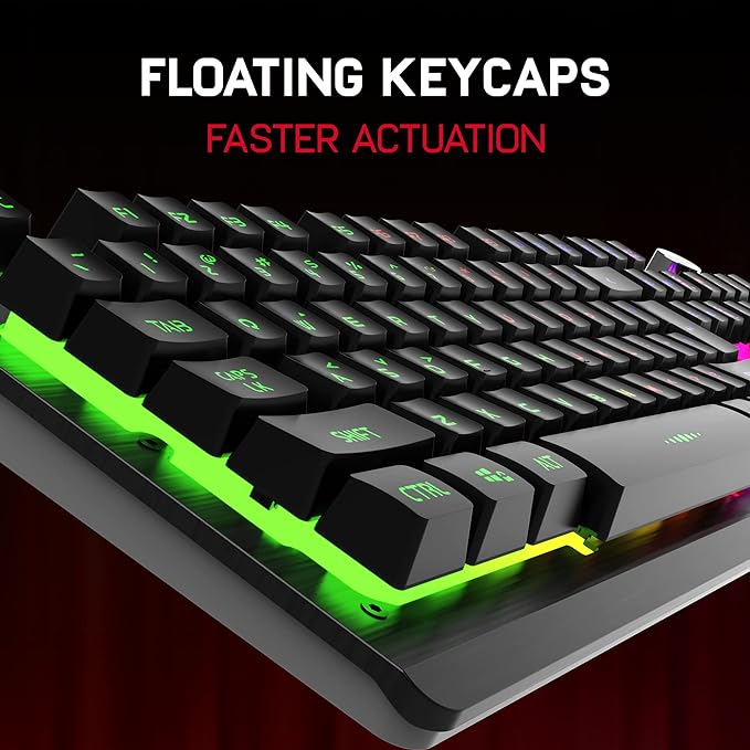 Redgear Mt02 Wireless Keyboard with Led Modes