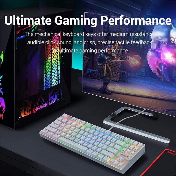 Redragon K552W-RGB Wired Mechanical Gaming Keyboard