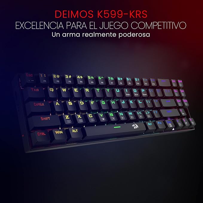Redragon K599 Diemos RGB LED Backlit Mechanical Gaming Keyboard