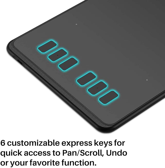 HUION Inspiroy H640P Graphics Drawing Tablet with Battery-Free Stylus