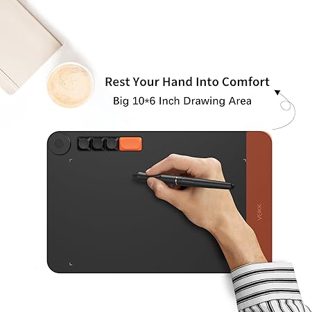 VEIKK Voila L Graphics Pen Tablet 10x6 Inch Drawing Tablet