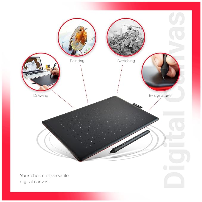 Wacom CTL-472/K0-CX Digital Drawing Graphics Pen Tablet Small