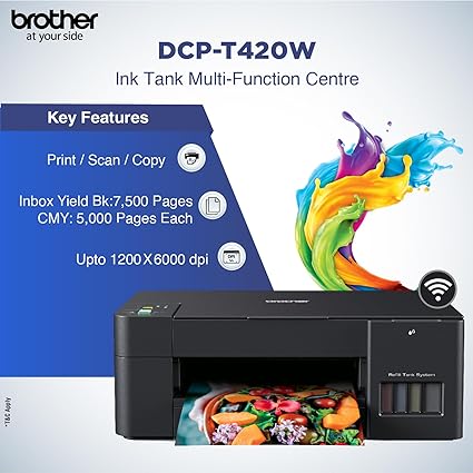 Brother DCP-T420W All-in One Ink Tank Refill System Printer