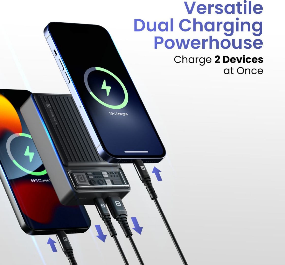 Portronics 20000 mAh 22.5 W Pocket Size Power Bank
