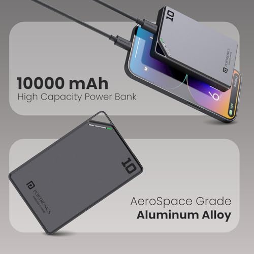 Portronics Boosty 10K 10000mAh 15W Wireless Magnetic Fast Charging Nano Powerbank