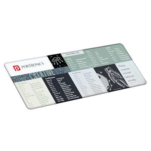 Portronics Comfipad 2 Extended Mouse Pad with Window