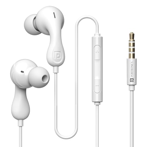 Portronics Conch Kappa in Ear 3.5mm Wired Earphones 