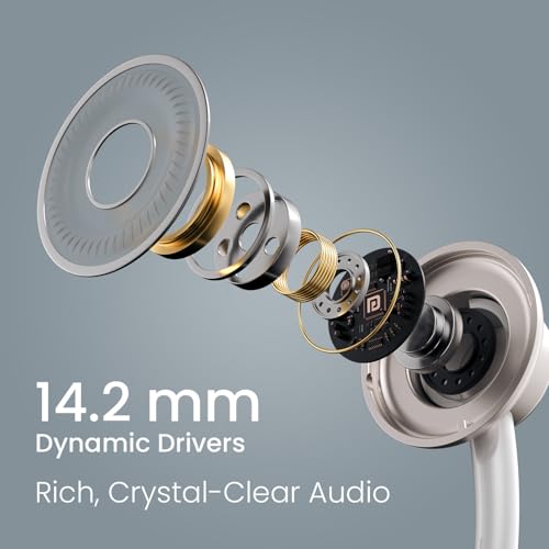 Portronics Conch Sigma A in Ear 3.5mm Aux Wired Earphones with in Line HD Mic & Magnetic Earbuds
