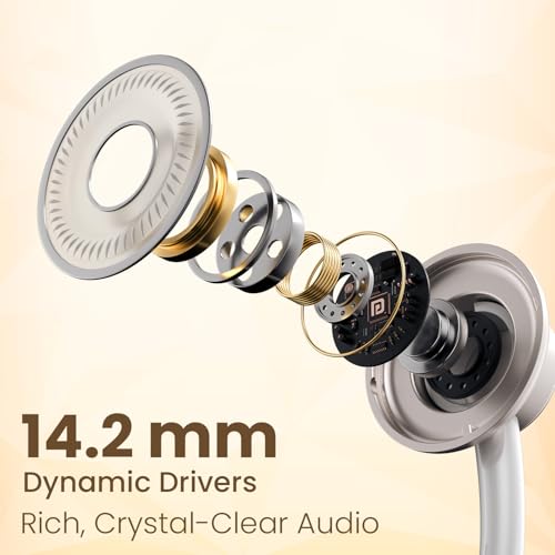 Portronics Conch Sigma C in Ear Type C Wired Earphones,in Line HD Mic