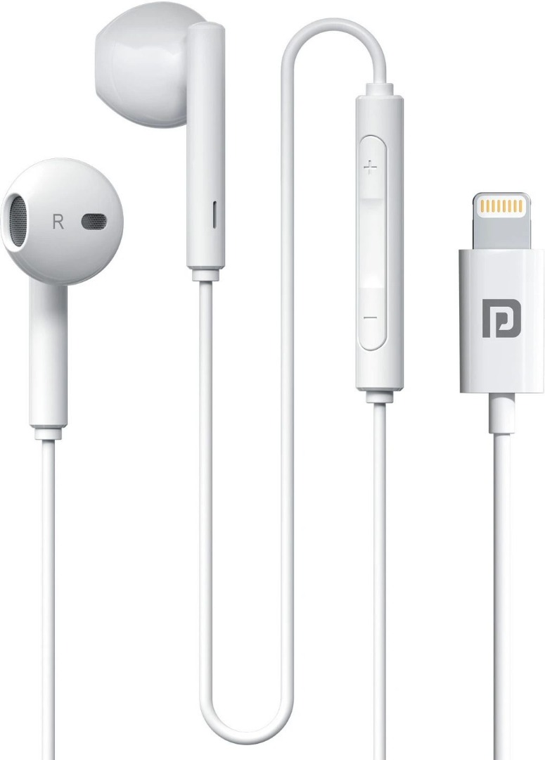 Portronics Conch Theta L 8 Pin Wired Earphone With H