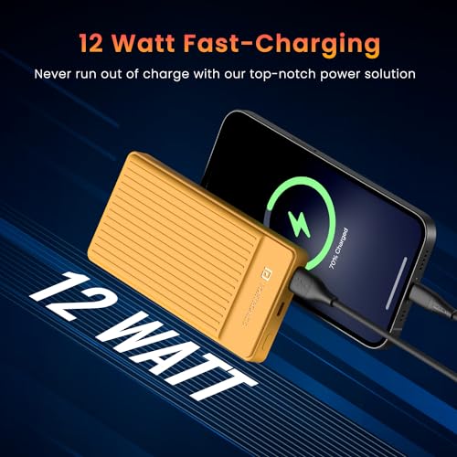 Portronics Luxcell B12 10,000mAh 12W Power Bank (Micro & Type C)