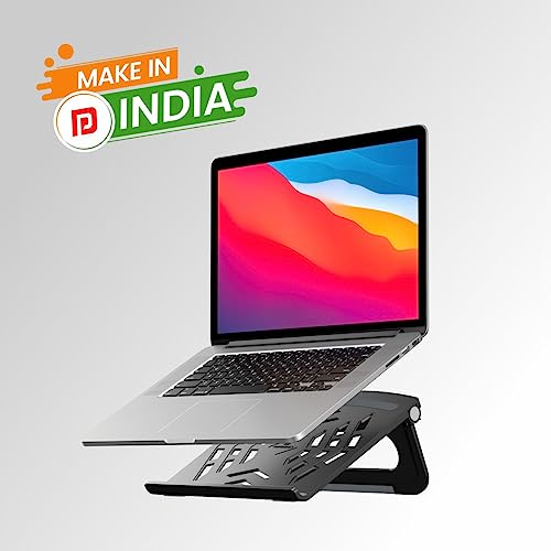 Portronics My Buddy Hexa 5 Laptop Stand with Foldable & Ventilated Design for Upto 15.6” Laptops & MacBooks