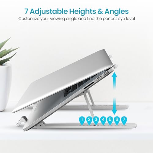 Portronics My Buddy K Lite Foldable Laptop Stand with Adjustable Heights