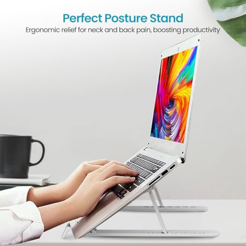 Portronics My Buddy K Lite Foldable Laptop Stand with Adjustable Heights