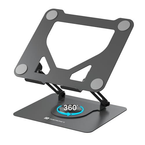 Portronics My Buddy K11 Metal Laptop Stand with 360°