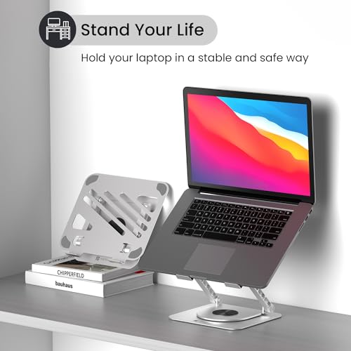 Portronics My Buddy K3 Portable Laptop Tabletop Stand I Foldable & Adjustable for Laptops Up to 15.6 Inches