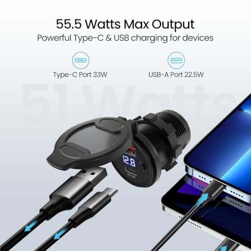 Portronics Spark 51W Multi-Vehicle Phone Charger