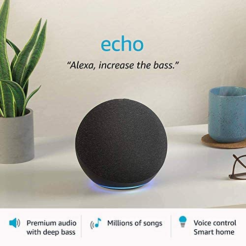Amazon Echo (4th Gen)| Premium sound powered by Dolb