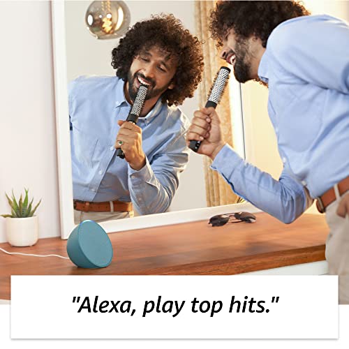 Amazon Echo Pop| Smart speaker with Alexa and Bluetooth| Loud sound, balanced bass, crisp vocals