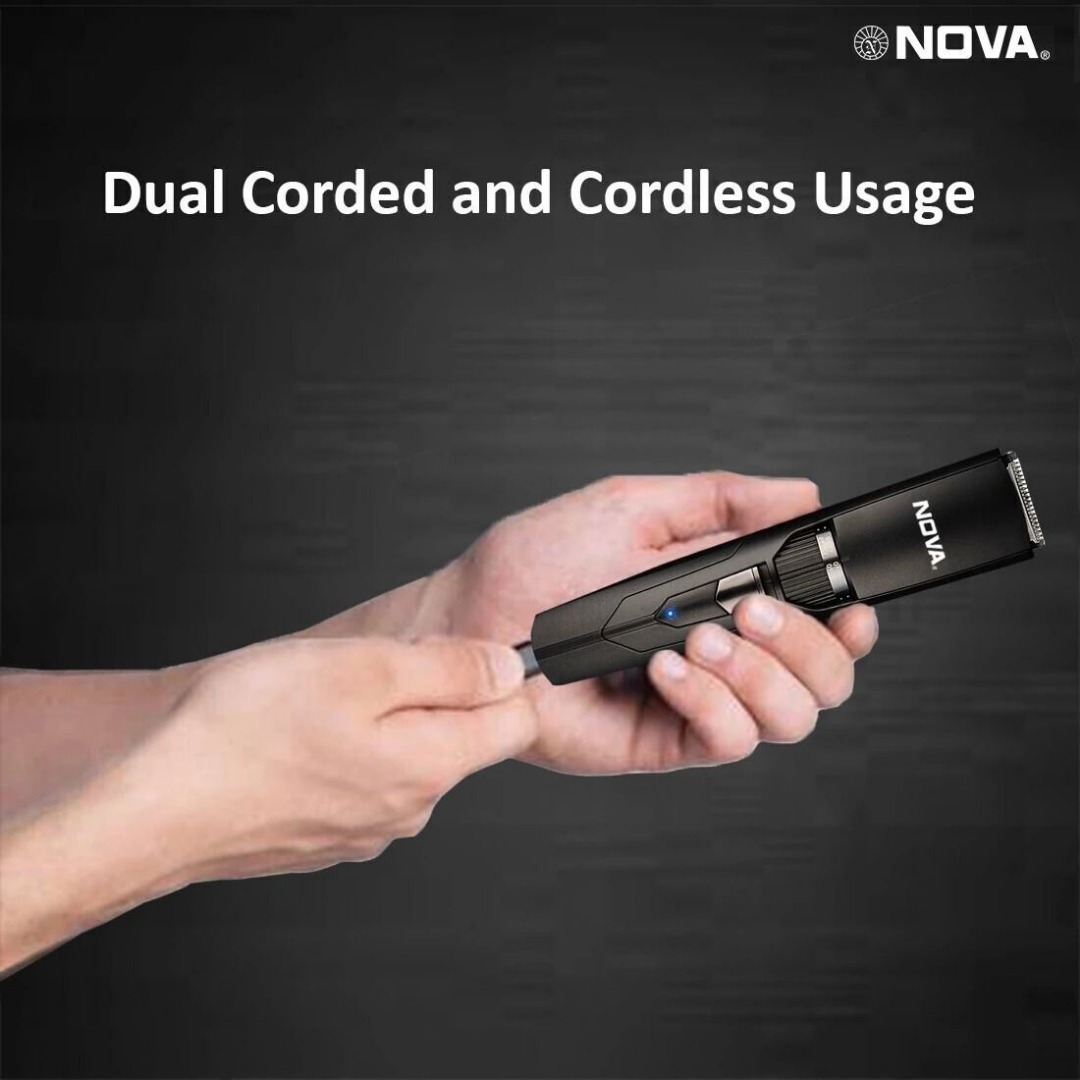 NOVA NHT 1052 USB Trimmer 90 min  Runtime 40 Length Settings