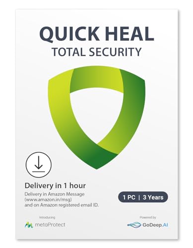 Quick Heal | Total Security | 1 User | 3 Years | AI 