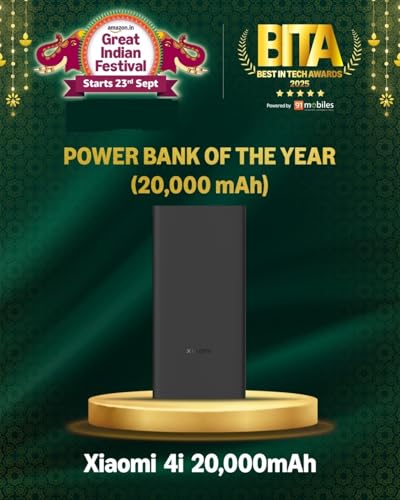 Xiaomi Power Bank 4i 20000mAh 33W Super Fast Charging