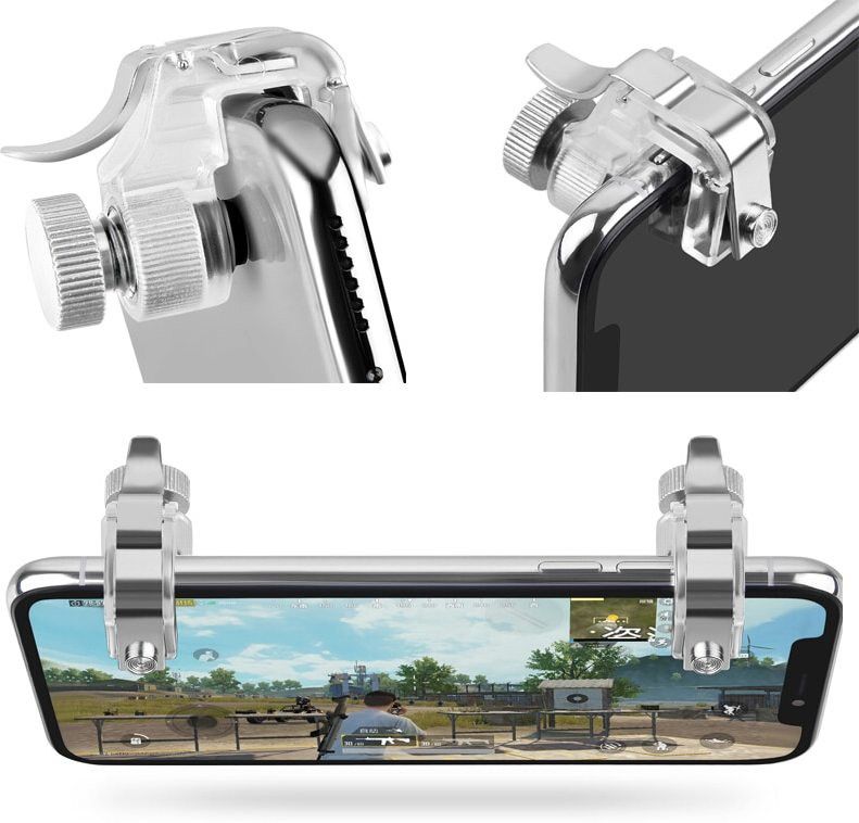 BKN R11 Mobile Game Controller Trigger for Playing PUBG, Battle Royale with Sensitive Shoot and Aim  Gaming Accessory Kit