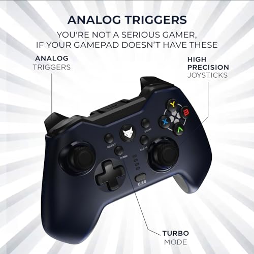 EvoFox Elite X Wireless Gamepad for PC with 2 Programmable Macro Back Buttons