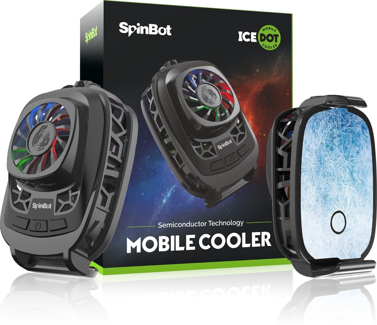 SpinBot IceDot semi-conducter based Mobile Cooler fo