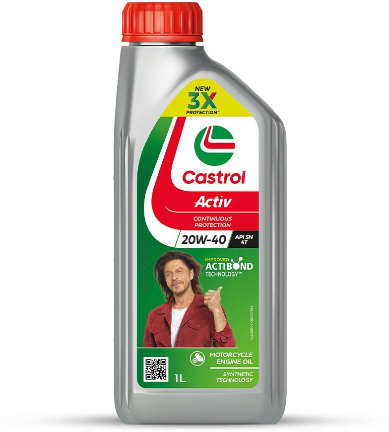 Castrol Active 4T 20W-40 Synthetic Technology Engine