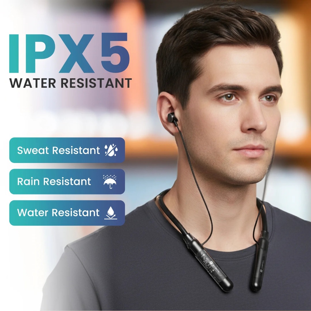 Portronics Harmonics Y3 Bluetooth Version 5.3 Neckband