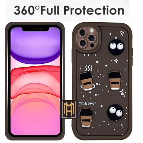 MAGICHUB Back Case Cover Compatible with iPhone 12 Pro (Brown)