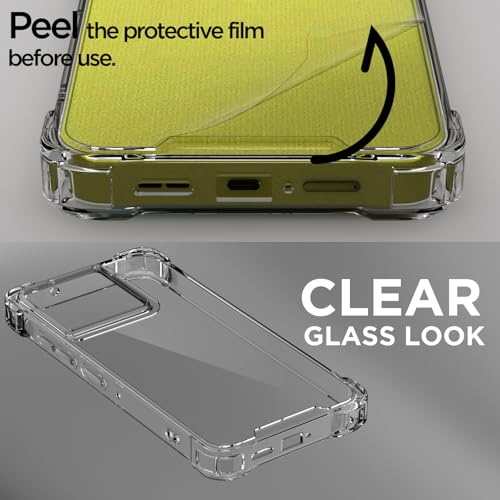 Pikkme Back Cover for Motorola Moto G86 Power 5G PC (Transparent)