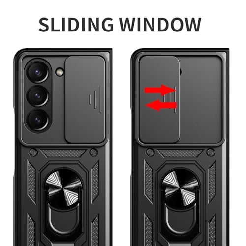 Scalebee Rotating Ring Rugged Armor Back Cover Case for Samsung Galaxy Z Fold 7 / Fold7