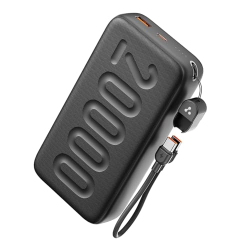Ambrane 20000mAh Powerbank with in-Build Type C Cabl