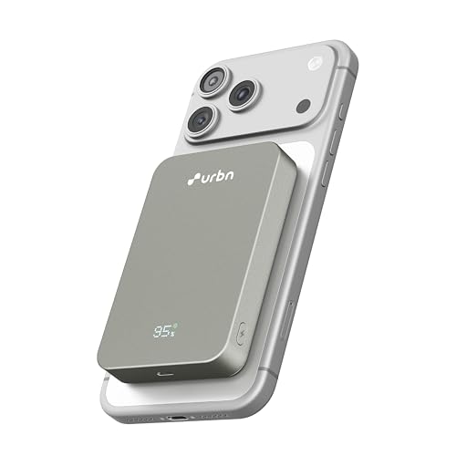 URBN Slate Qi2 MagSafe Power Bank 10000mAh | 15W Mag