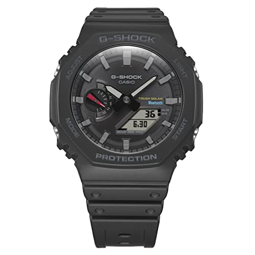 Casio G-Shock GA-B2100-1ADR Black Analog-Digital Dial Black Resin Strap Men's Watch