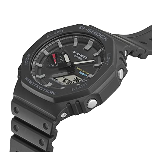 Casio G-Shock GA-B2100-1ADR Black Analog-Digital Dial Black Resin Strap Men's Watch