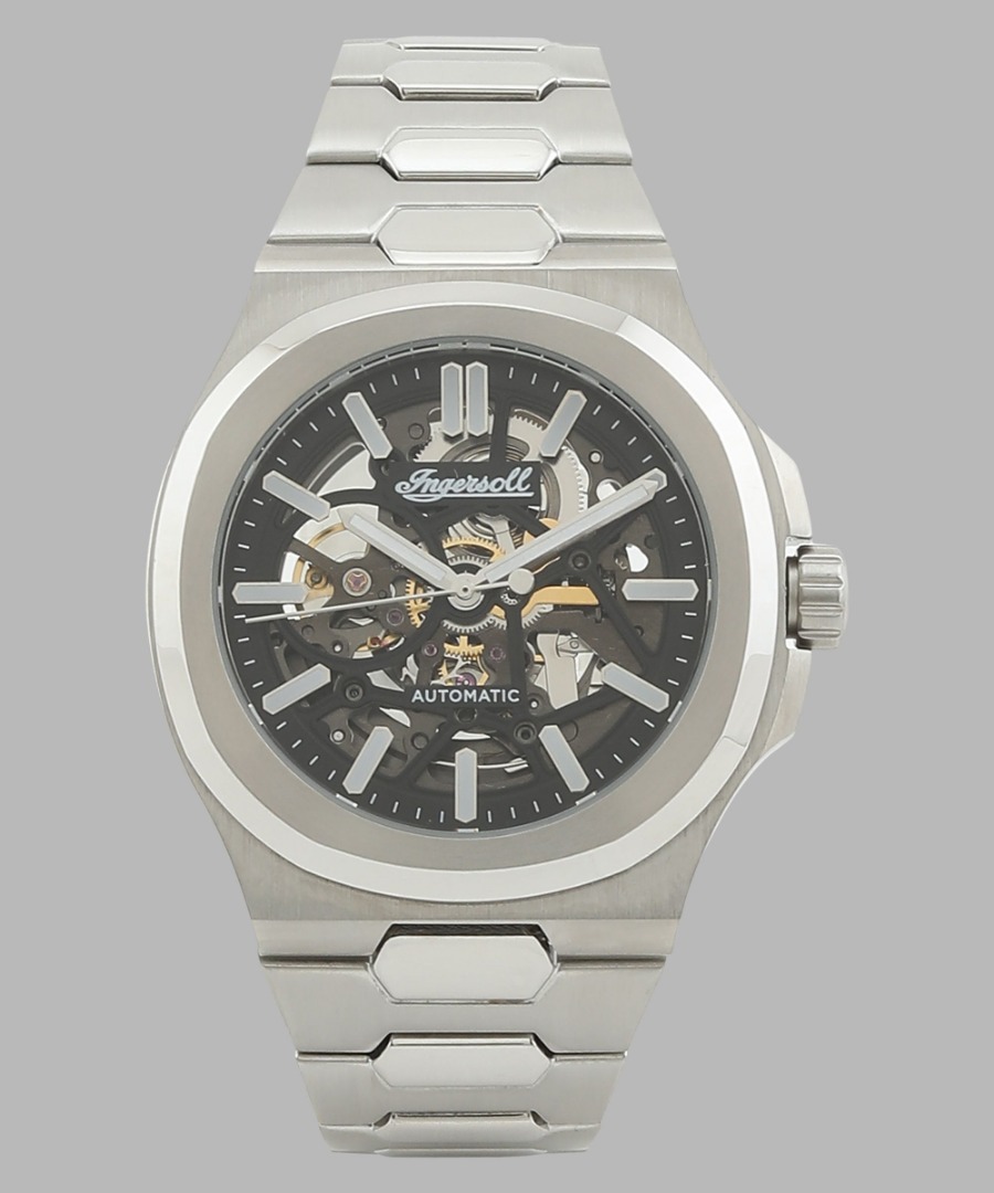 Ingersoll I12501 Mechanical Automatic Black skeleton