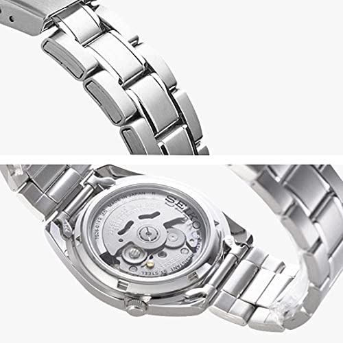 Seiko Stainless Steel Analog Blue Dial Men's Watch-Snkp17K1