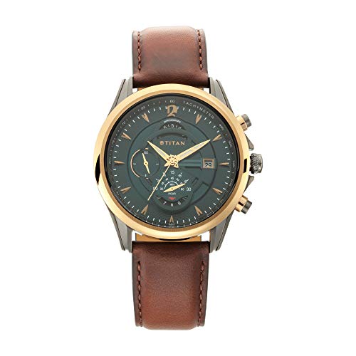 Titan Men's Maritime Pro Lateen Sail Chronograph Gre Titan Men's Maritime Pro Lateen Sail Chronograph Gre