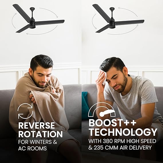 Polycab Silencio Mini 1200mm 5 Star Ceiling Fan with Remote