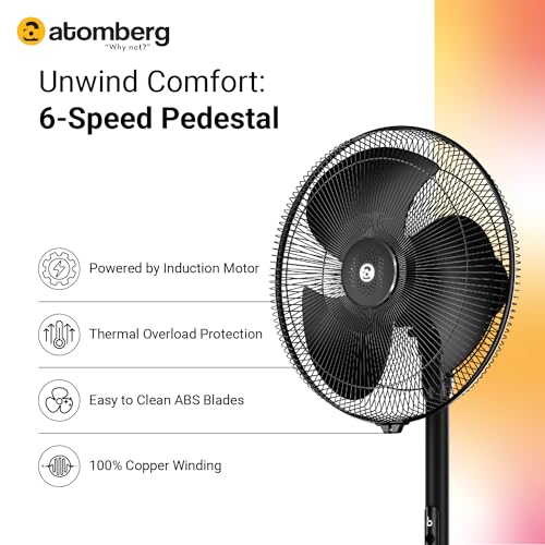 Atomberg Stelios Pro 105W Pedestal Fan