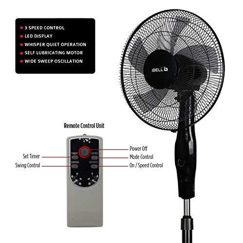 IBELL Classy P16 55W SB Pedestal Fan