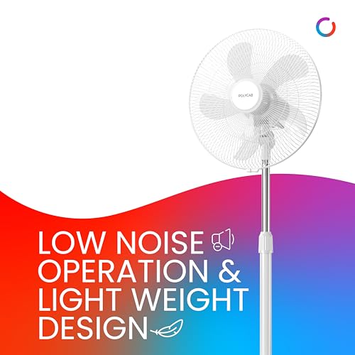 Polycab Optima Mini 400mm Oscillating Pedestal Fan