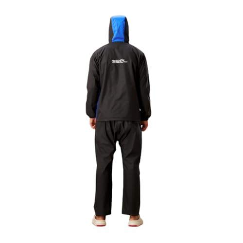 ZEEL Rain Coat for Men Waterproof for Bike Riders with Adjustable Hood along with inner pockets